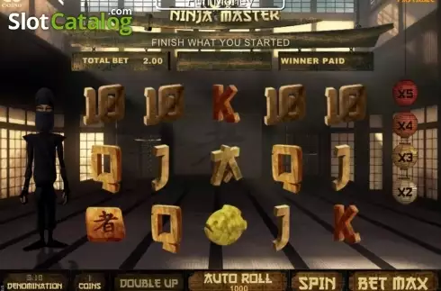 Οθόνη6. Ninja Master Κουλοχέρης 