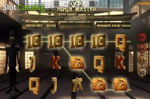 Οθόνη8. Ninja Master Κουλοχέρης 