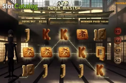 Οθόνη9. Ninja Master Κουλοχέρης 