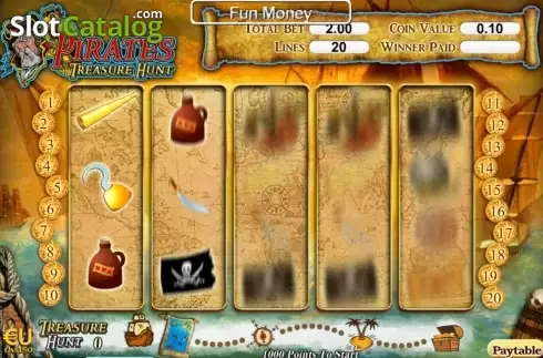 Οθόνη5. Pirates Treasure Hunt Κουλοχέρης