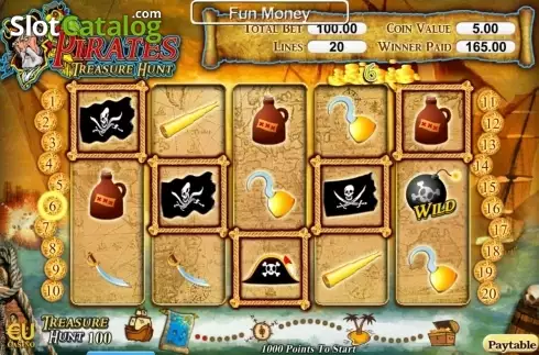 Οθόνη6. Pirates Treasure Hunt Κουλοχέρης