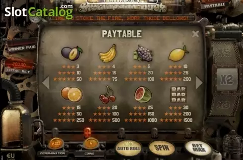 Οθόνη2. Steam Punk Luck Κουλοχέρης