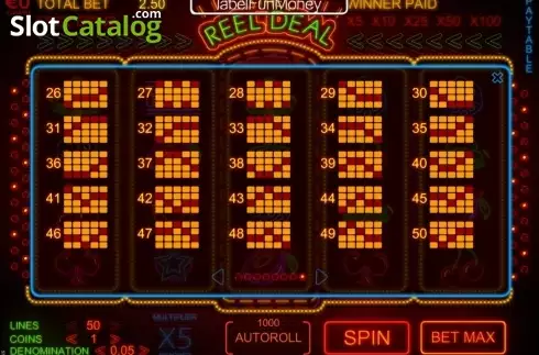 Οθόνη5. The Reel Deal Κουλοχέρης