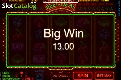 Οθόνη8. The Reel Deal Κουλοχέρης