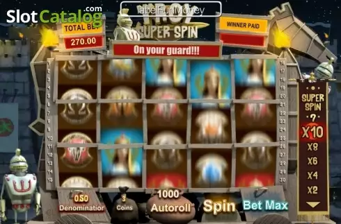 Οθόνη7. Troy Super Spin Κουλοχέρης