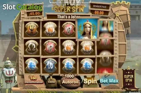 Οθόνη8. Troy Super Spin Κουλοχέρης