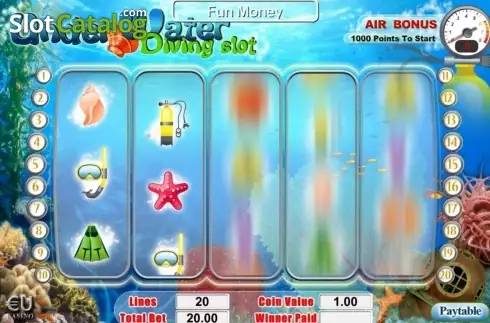 Οθόνη5. Under Water Diving Slot Κουλοχέρης