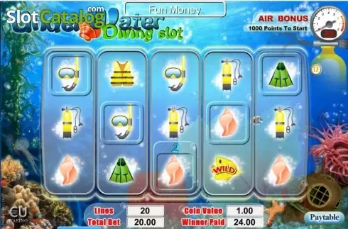 Οθόνη8. Under Water Diving Slot Κουλοχέρης
