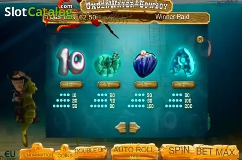 Οθόνη2. Underwater Cowboy Κουλοχέρης 