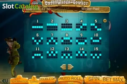 Οθόνη4. Underwater Cowboy Κουλοχέρης 