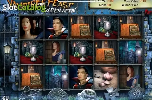 Οθόνη4. Vampires Feast Super Spin Κουλοχέρης