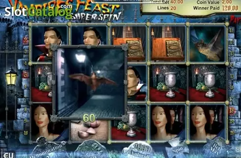 Οθόνη6. Vampires Feast Super Spin Κουλοχέρης