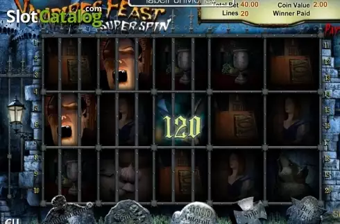 Οθόνη7. Vampires Feast Super Spin Κουλοχέρης