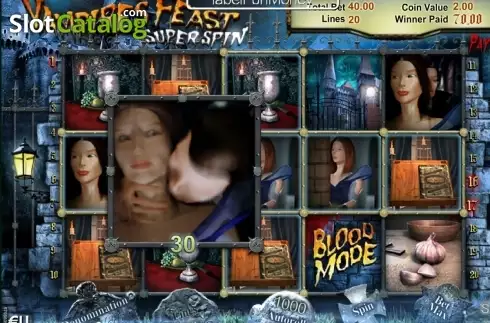 Οθόνη9. Vampires Feast Super Spin Κουλοχέρης
