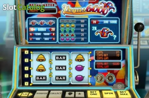 Οθόνη3. Vegas 6000 Κουλοχέρης