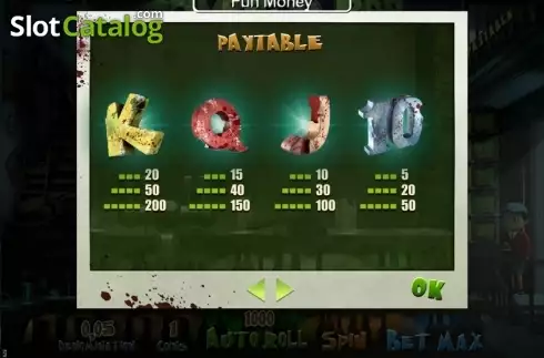 Οθόνη3. Zombie Bar Slots Κουλοχέρης