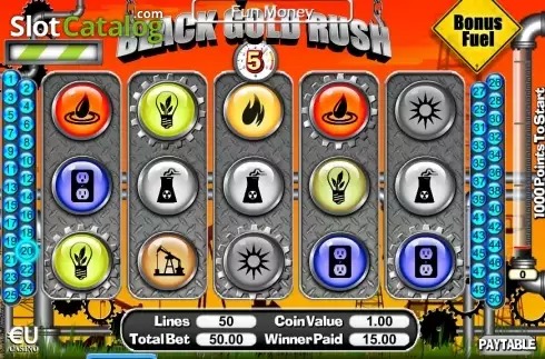Οθόνη5. Black Gold Rush Κουλοχέρης
