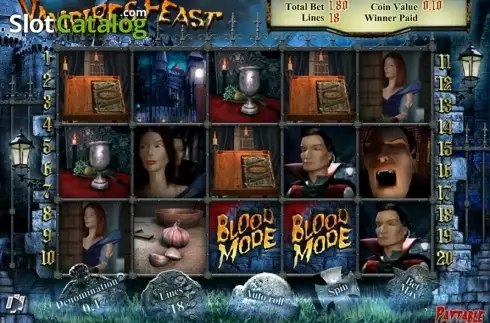 Οθόνη5. Vampires Feast (SkillOnNet) Κουλοχέρης 