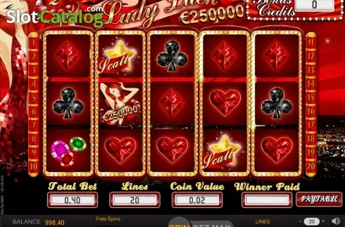 Οθόνη6. Lady Luck (SkillOnNet) Κουλοχέρης