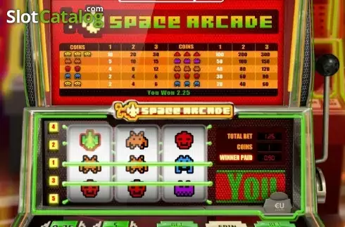 Οθόνη4. Space Arcade (SkillOnNet) Κουλοχέρης