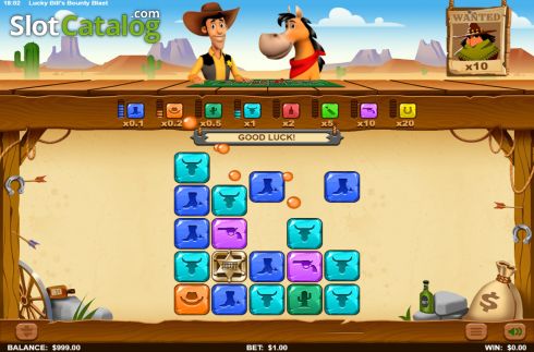 Οθόνη2. Lucky Bills Bounty Blast Κουλοχέρης