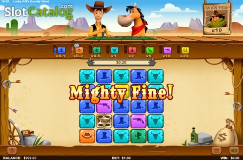Οθόνη3. Lucky Bills Bounty Blast Κουλοχέρης