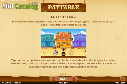 Οθόνη4. Lucky Bills Bounty Blast Κουλοχέρης