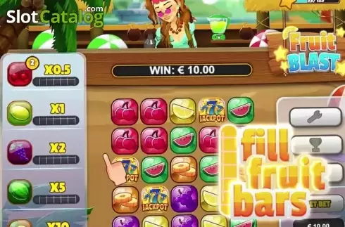 Οθόνη 1. Fruit Blast (Skillzzgaming) Κουλοχέρης
