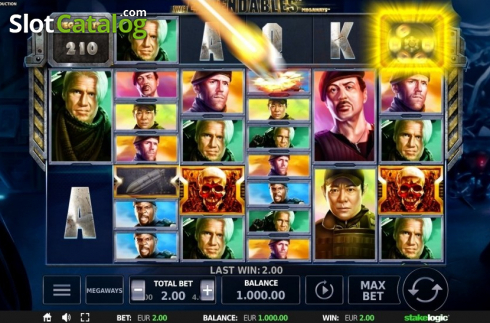 Οθόνη5. Expendables Megaways Κουλοχέρης