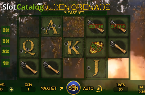 Οθόνη2. The Last Drop Golden Grenade Κουλοχέρης