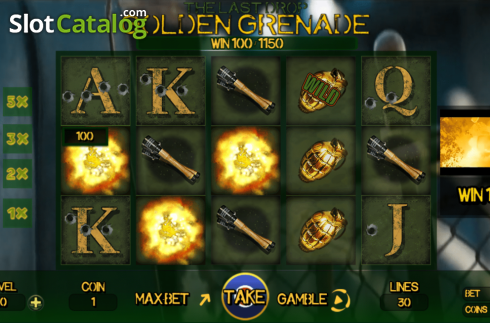 Οθόνη3. The Last Drop Golden Grenade Κουλοχέρης
