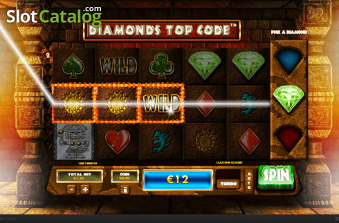 Οθόνη6. Diamonds Top Code Κουλοχέρης
