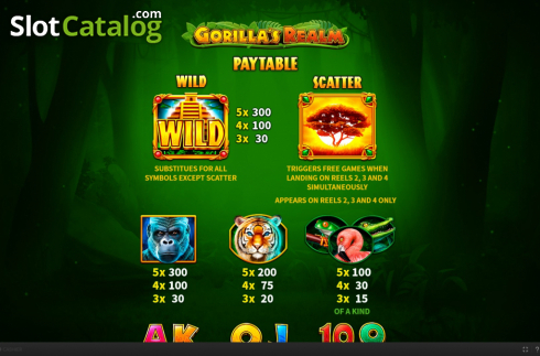 Οθόνη6. Gorilla’s Realm Κουλοχέρης