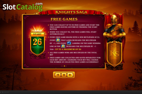 Οθόνη8. Knight's Saga Κουλοχέρης 