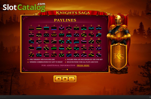 Οθόνη9. Knight's Saga Κουλοχέρης 
