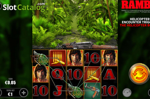 Οθόνη4. Rambo (Skywind Group) Κουλοχέρης
