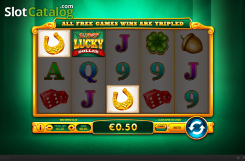 Οθόνη5. Super Lucky Dollar Κουλοχέρης 