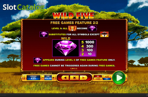 Οθόνη9. Wild Five Κουλοχέρης