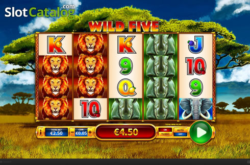 Οθόνη5. Wild Five Κουλοχέρης