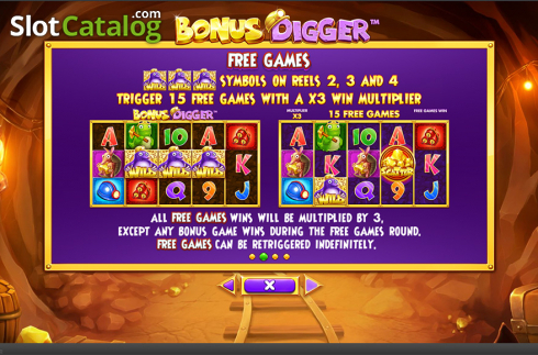 Οθόνη9. Bonus Digger Κουλοχέρης