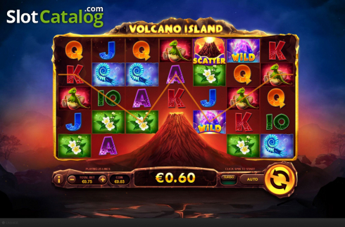 Οθόνη4. Volcano Island Κουλοχέρης