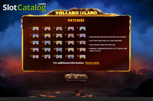 Οθόνη9. Volcano Island Κουλοχέρης