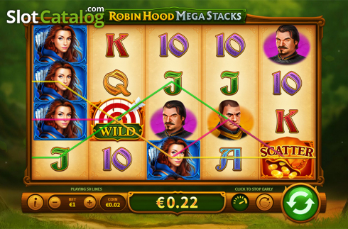 Οθόνη4. Robin Hood Mega Stacks Κουλοχέρης