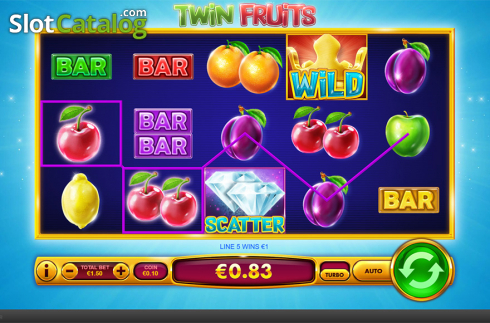 Οθόνη3. Twin Fruits Κουλοχέρης 