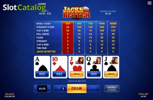 Οθόνη2. Jacks or Better (Skywind Group) Κουλοχέρης