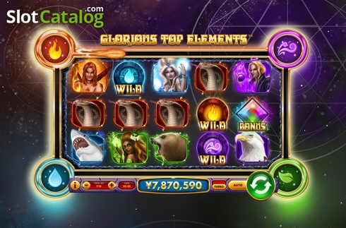Οθόνη4. Glorious Top Elements Κουλοχέρης