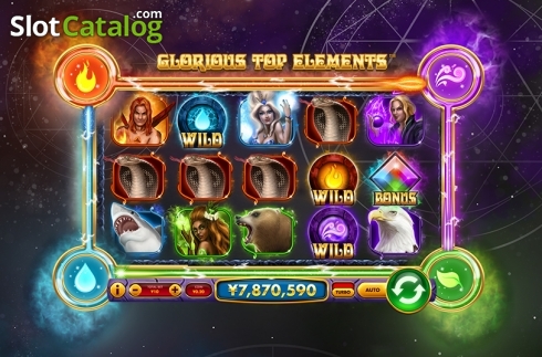 Οθόνη5. Glorious Top Elements Κουλοχέρης