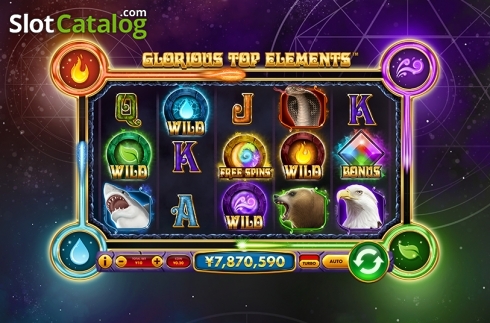 Οθόνη9. Glorious Top Elements Κουλοχέρης
