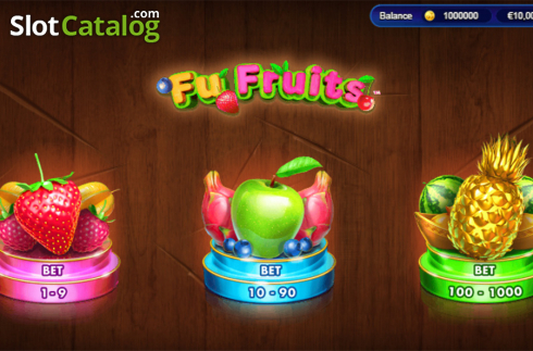 Οθόνη2. Fu Fruits Jackpot Κουλοχέρης