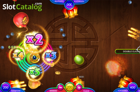 Οθόνη3. Fu Fruits Jackpot Κουλοχέρης